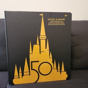 Disney 50th Limited Edition of Mickey and Minnie Plush